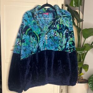 Lilly Pulitzer Multicolor Fleece Pullover
